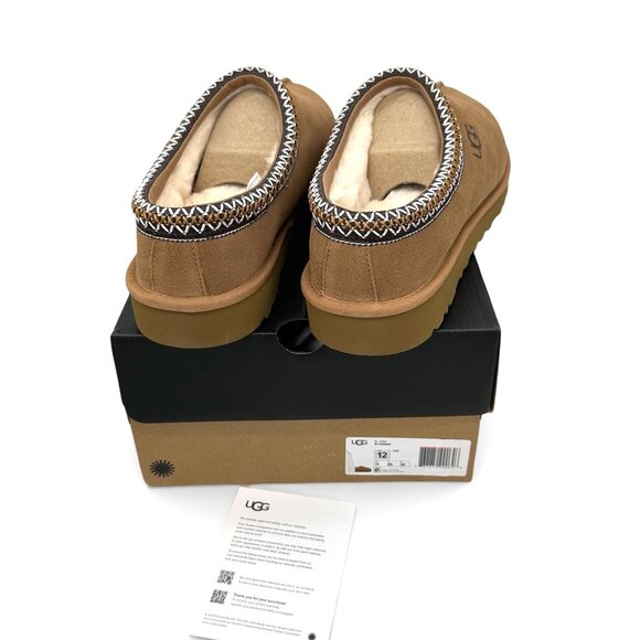 UGG Tasman II Shearling Slipper Slide Chestnut Slip-on Men’s 12 New In Box main image 5